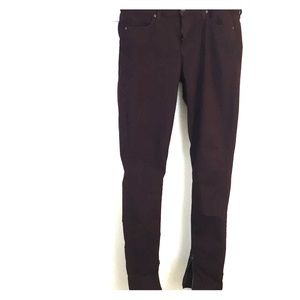 Vince dark purple skinny pants